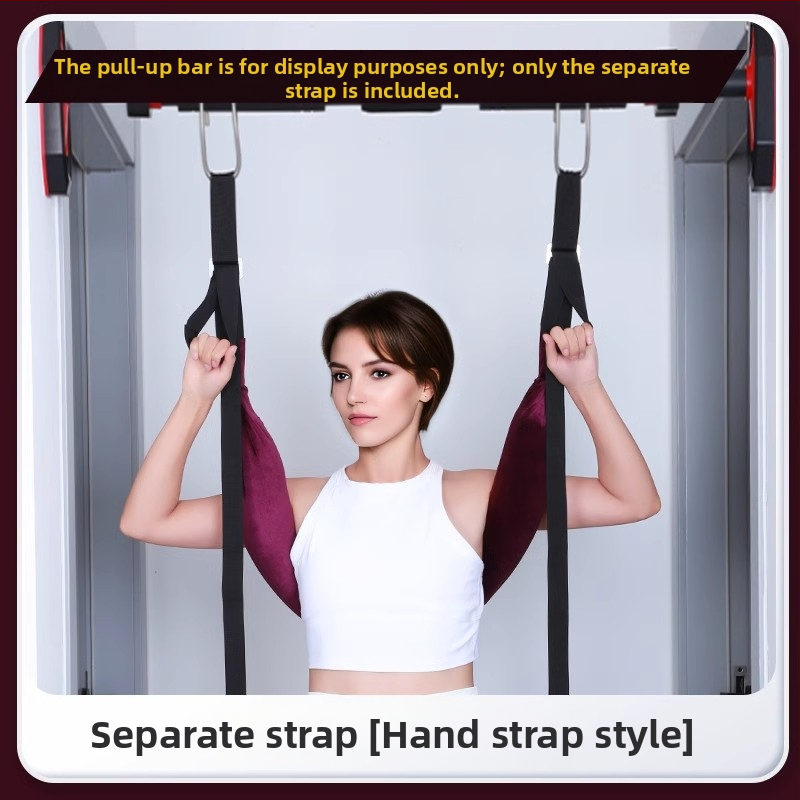 Ζώνη τραύσης οσφυϊκής μοίρας με ιμάντα για τον λαιμό για οικιακή διάταση της σπονδυλικής στήλης – μονή ράβδος, υποστήριξη δίσκου