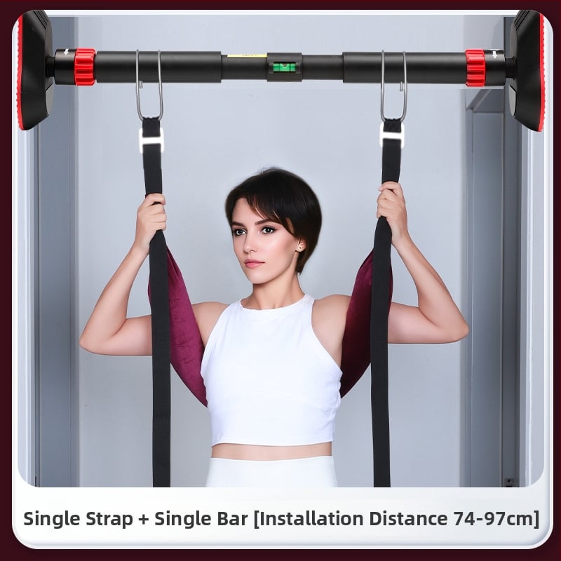 Ζώνη τραύσης οσφυϊκής μοίρας με ιμάντα για τον λαιμό για οικιακή διάταση της σπονδυλικής στήλης – μονή ράβδος, υποστήριξη δίσκου