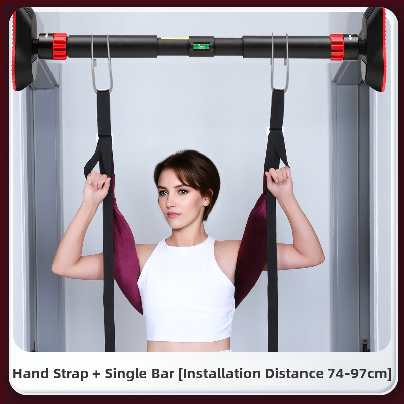 Ζώνη τραύσης οσφυϊκής μοίρας με ιμάντα για τον λαιμό για οικιακή διάταση της σπονδυλικής στήλης – μονή ράβδος, υποστήριξη δίσκου