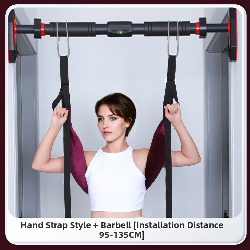 Ζώνη τραύσης οσφυϊκής μοίρας με ιμάντα για τον λαιμό για οικιακή διάταση της σπονδυλικής στήλης – μονή ράβδος, υποστήριξη δίσκου