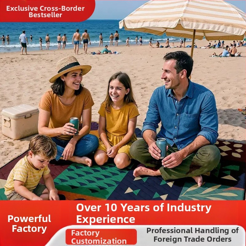 Kültéri piknik matrac: vízálló, nedvességálló és lélegző, hordozható Oxford anyagból készült talajtakaró 1–5 személynek