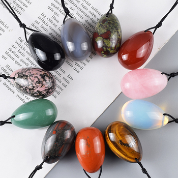 Kristály Jade tojás edzéshez – anyag: kristály; tömeg 35 g; csomagolás 200 darab; eredet Guangdong