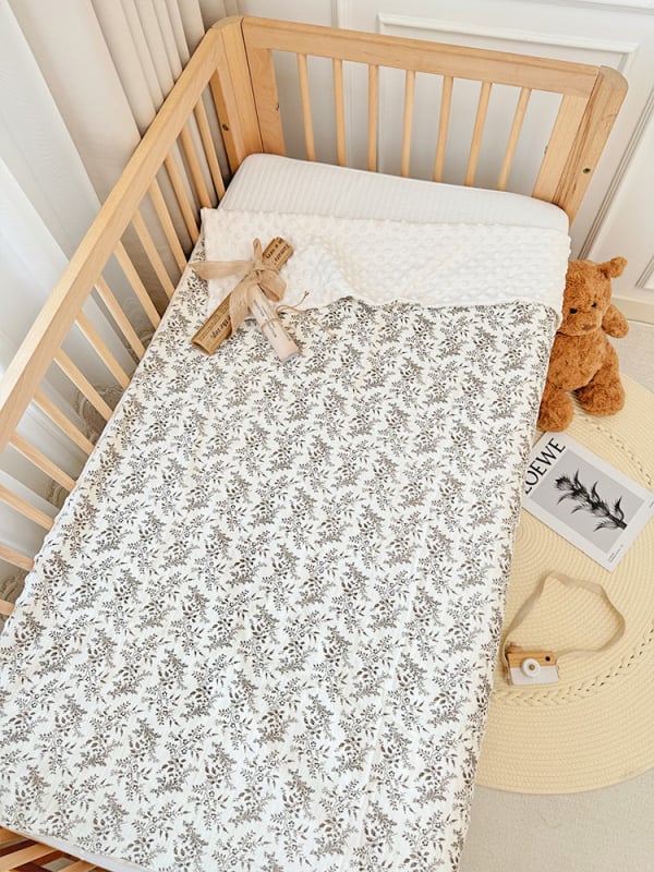 Csecsemő csomagoló takaró – 100% pamut anyag, pamut töltőanyag, újszülött számára, tavasz–ősz