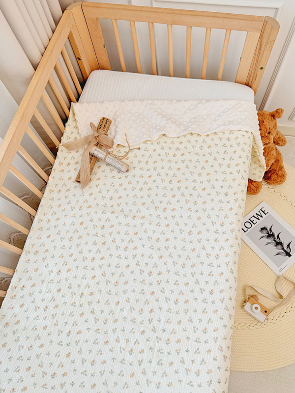 Csecsemő csomagoló takaró – 100% pamut anyag, pamut töltőanyag, újszülött számára, tavasz–ősz