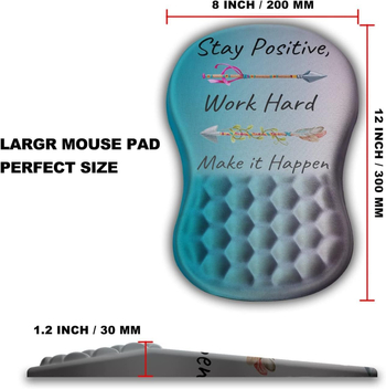 Ανθρωπομετρικό μαξιλάρι καρπού με gel για ποντίκι, μικρή επιφάνεια, ιαπωνικός μινιμαλιστικός σχεδιασμός, μοντέλο F97, OEM κατασκευή