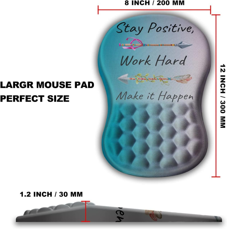 Ergonomski gel naslon za zglob miša, mala podloga, japanski minimalistički dizajn, model F97, OEM proizvodnja