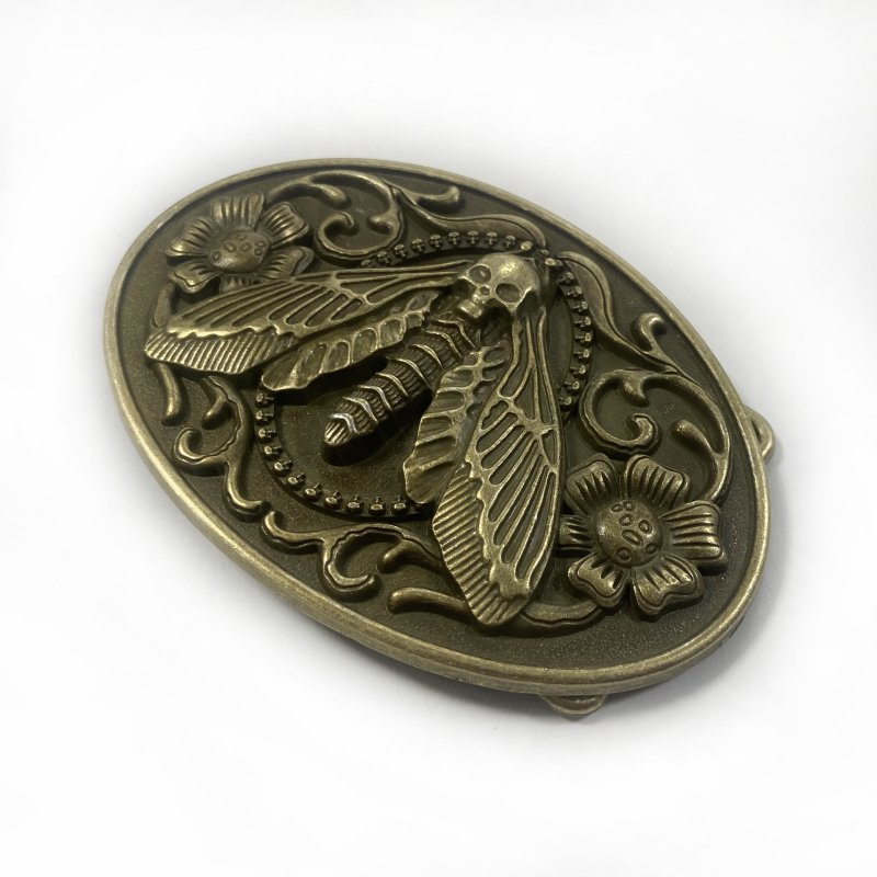 Kuka FP-03804-2, cink legura, glatka kopča, zapadni kaubojski stil, staromodna tin premaz