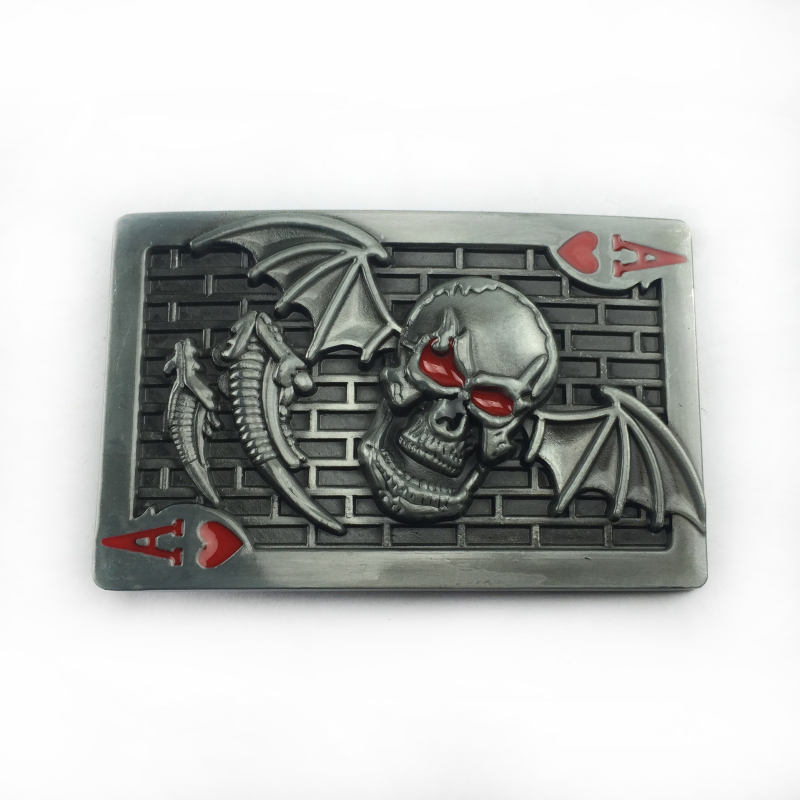 Kuka FP-03804-2, cink legura, glatka kopča, zapadni kaubojski stil, staromodna tin premaz