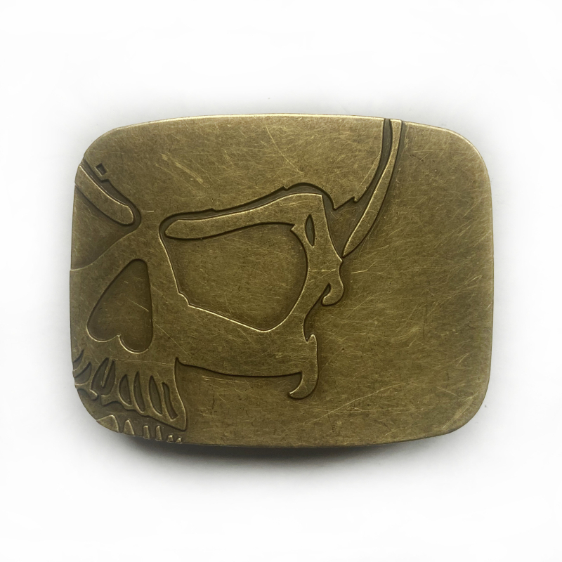 Kuka FP-03804-2, cink legura, glatka kopča, zapadni kaubojski stil, staromodna tin premaz