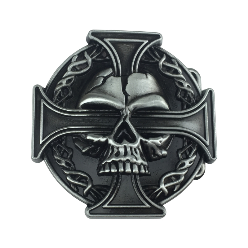 Kuka FP-03804-2, cink legura, glatka kopča, zapadni kaubojski stil, staromodna tin premaz