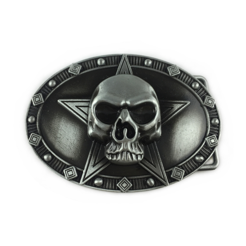 Kuka FP-03804-2, cink legura, glatka kopča, zapadni kaubojski stil, staromodna tin premaz