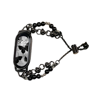 Μεταλλικός ιμάντας Pandora για Mi Band 9, Mi Band 8 Pro, Huawei 9/8, Redmi 4 — μοντέρνος, προσαρμοσμένη συμβατότητα διεπαφής