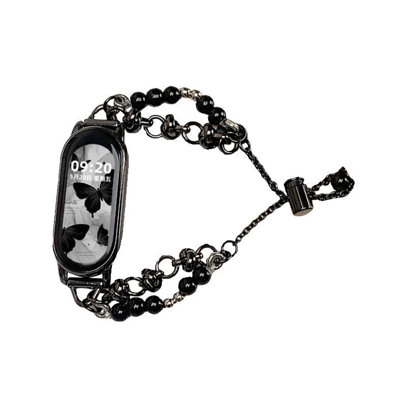 Μεταλλικός ιμάντας Pandora για Mi Band 9, Mi Band 8 Pro, Huawei 9/8, Redmi 4 — μοντέρνος, προσαρμοσμένη συμβατότητα διεπαφής