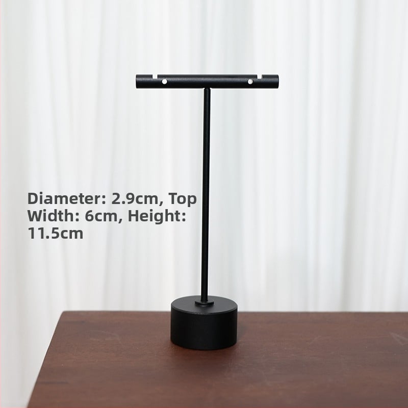 Fülbevaló kiállító állvány, fém, egy darabból álló modell, csempe-stílusú felület, spray-műanyag bevonattal