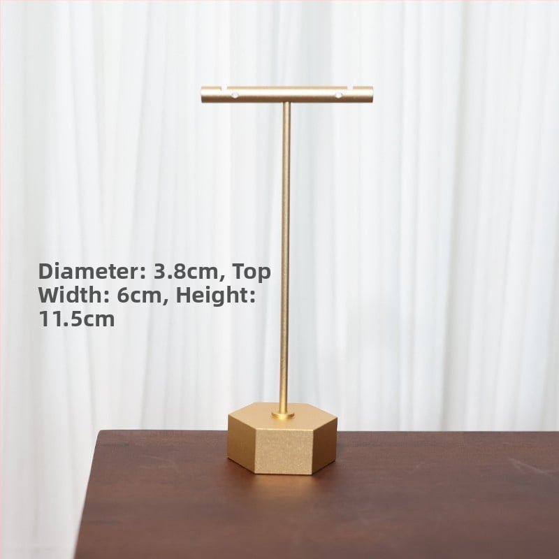 Fülbevaló kiállító állvány, fém, egy darabból álló modell, csempe-stílusú felület, spray-műanyag bevonattal