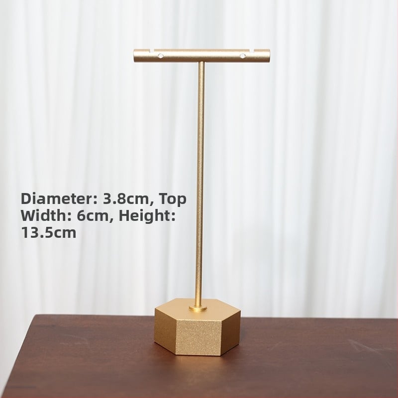 Fülbevaló kiállító állvány, fém, egy darabból álló modell, csempe-stílusú felület, spray-műanyag bevonattal