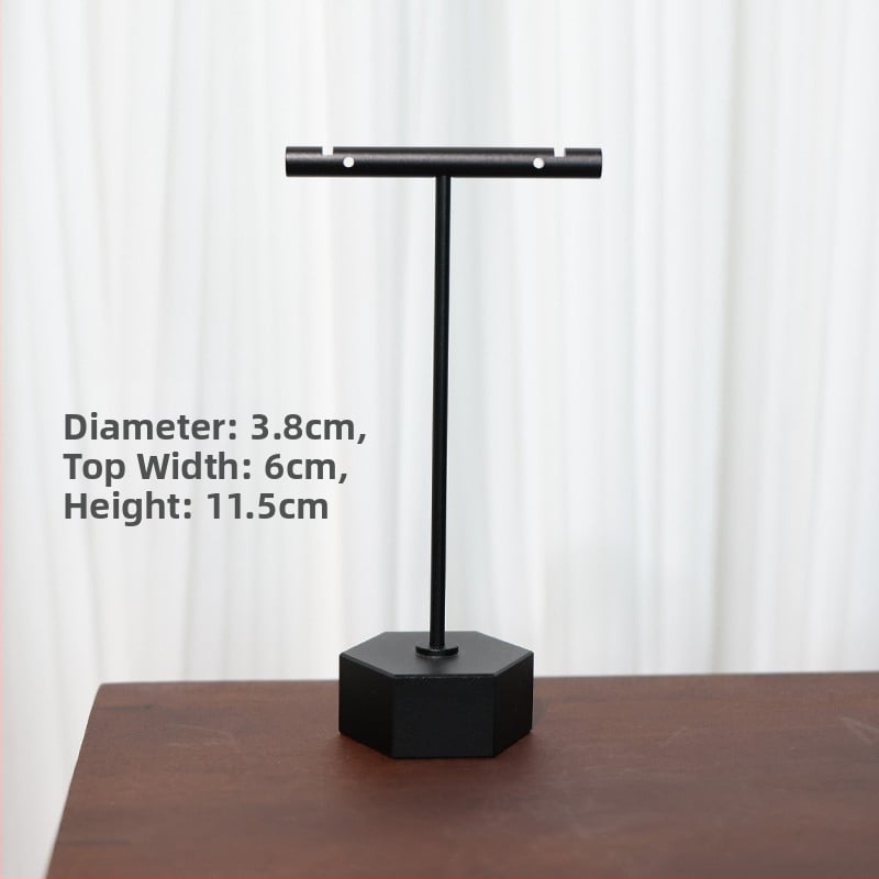 Fülbevaló kiállító állvány, fém, egy darabból álló modell, csempe-stílusú felület, spray-műanyag bevonattal