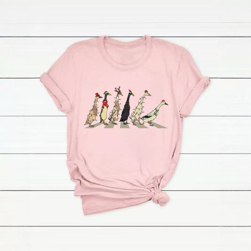 Tricou dama din bumbac CVC - imprimeu floral, mâneci scurte, guler rotund, croială lejeră, stil street hipster