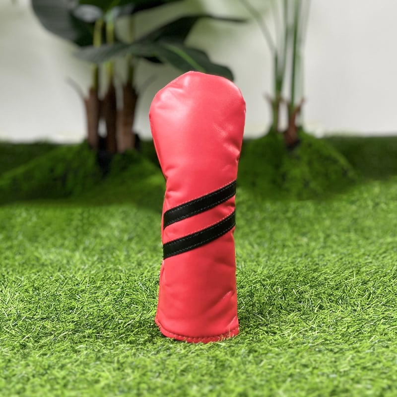 Cap de protecție pentru capul crosei de golf, pentru crose din fier și lemn – Potrivire universală, cu două dungi diagonale