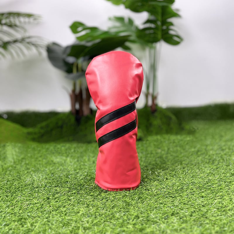 Cap de protecție pentru capul crosei de golf, pentru crose din fier și lemn – Potrivire universală, cu două dungi diagonale