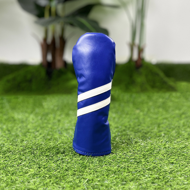 Cap de protecție pentru capul crosei de golf, pentru crose din fier și lemn – Potrivire universală, cu două dungi diagonale