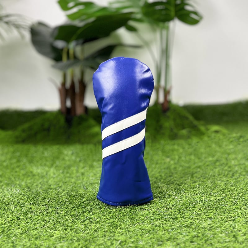 Cap de protecție pentru capul crosei de golf, pentru crose din fier și lemn – Potrivire universală, cu două dungi diagonale