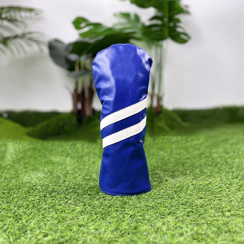 Cap de protecție pentru capul crosei de golf, pentru crose din fier și lemn – Potrivire universală, cu două dungi diagonale