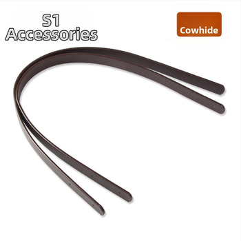 Valódi marhabőr táskarám, kézi fogantyúval, szegecsekkel és lyukakkal, kézzel készített textil DIY táska kiegészítő készlet