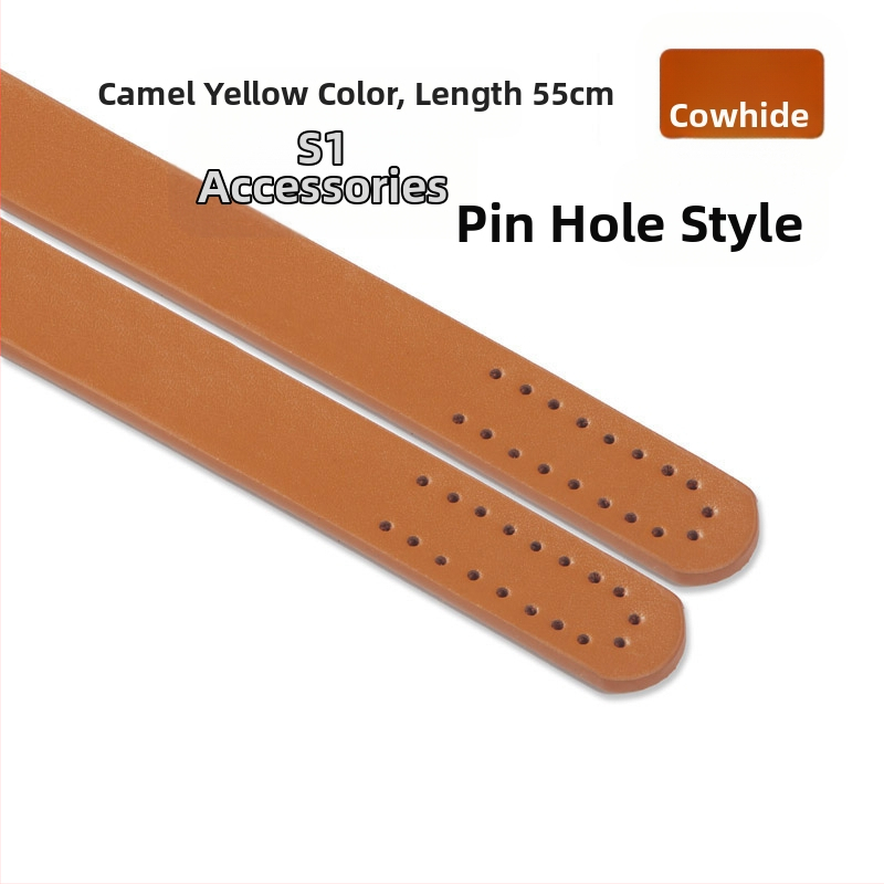 Valódi marhabőr táskarám, kézi fogantyúval, szegecsekkel és lyukakkal, kézzel készített textil DIY táska kiegészítő készlet