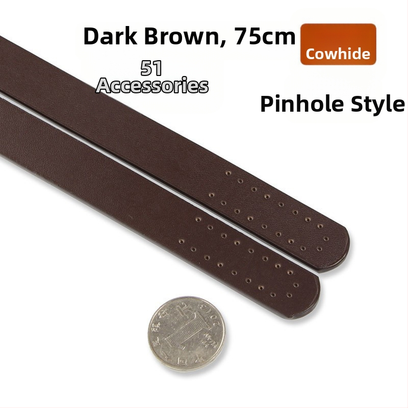 Valódi marhabőr táskarám, kézi fogantyúval, szegecsekkel és lyukakkal, kézzel készített textil DIY táska kiegészítő készlet