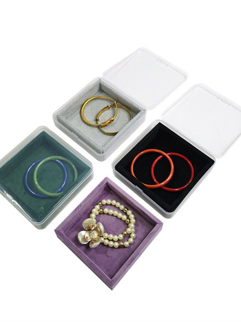 Δίσκος προβολής δαχτυλιδιών με βελούδινο ύφασμα, θήκη για σκουλαρίκια, κουτί αποθήκευσης κοσμημάτων, προστασία από σκόνη, κυκλοφόρησε το χειμώνα του 2024