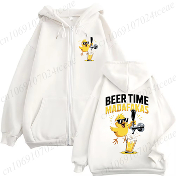 Ženski hoodie s kapuljom | tijesnog kroja, dugi rukav, okrugli izrez, print dizajn, poliester 90–95%