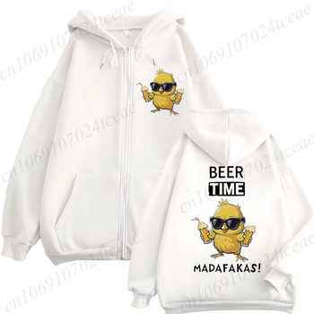 Ženski hoodie s kapuljom | tijesnog kroja, dugi rukav, okrugli izrez, print dizajn, poliester 90–95%