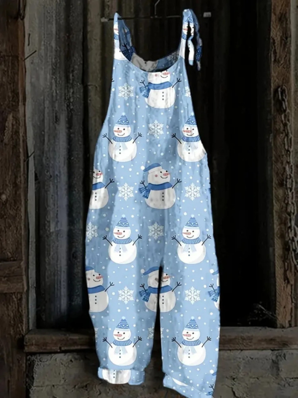 Salopetă damă fără mâneci, talie medie, pantaloni până la gleznă, stil casual japonez/coreean, poliester