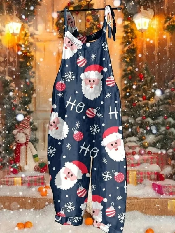 Salopetă damă fără mâneci, talie medie, pantaloni până la gleznă, stil casual japonez/coreean, poliester