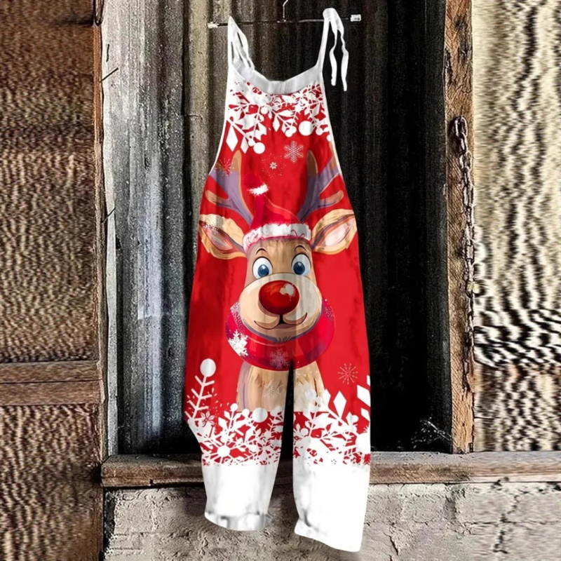 Salopetă damă fără mâneci, talie medie, pantaloni până la gleznă, stil casual japonez/coreean, poliester