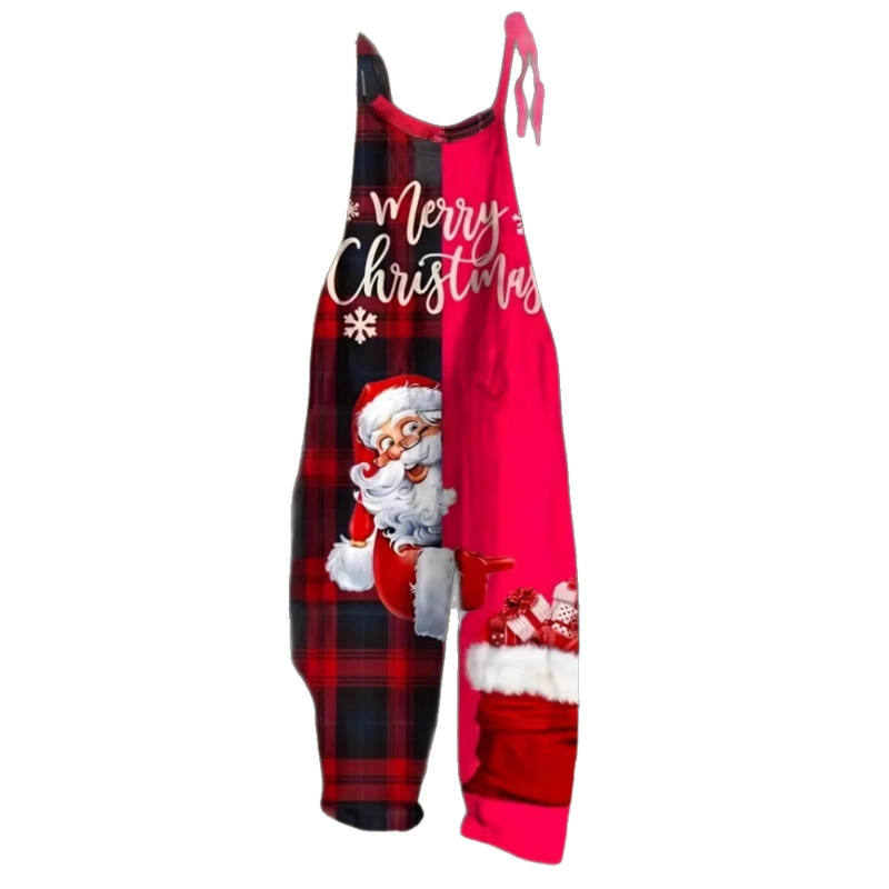 Salopetă damă fără mâneci, talie medie, pantaloni până la gleznă, stil casual japonez/coreean, poliester