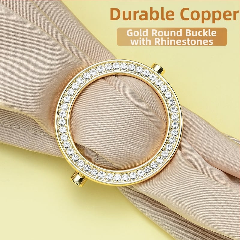 Segė su mazgu kampu, keturių lapų dobilo žiedas daugiafunkciam naudojimui, šilko šalikui sagtis (Pavasaris 2025)