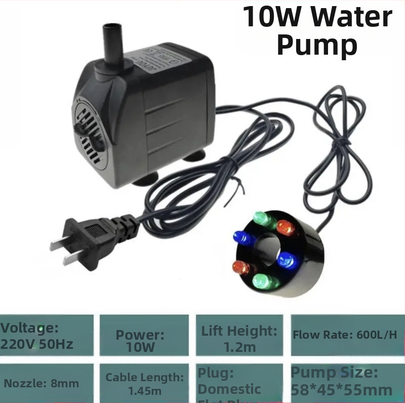 Κεραμικός διακοσμητικός νερού για ενυδρείο με θήκη υλικών φιλτραρίσματος — επιφάνεια ημι-χειροποίητη, στυλ γαλλικό αγροτικό