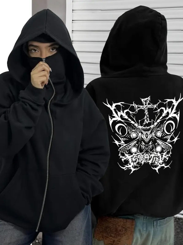 Ανδρικό φούτερ με κουκούλα από φλίς, πουλόβερ, άνετη γραμμή, πολυεστέρας 91-96%