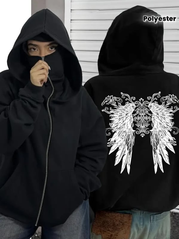 Ανδρικό φούτερ με κουκούλα από φλίς, πουλόβερ, άνετη γραμμή, πολυεστέρας 91-96%