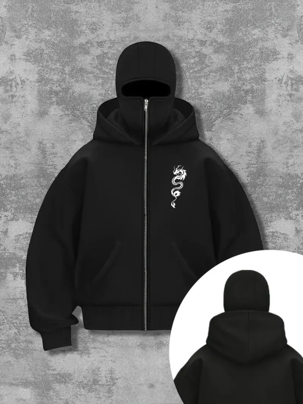 Ανδρικό φούτερ με κουκούλα από φλίς, πουλόβερ, άνετη γραμμή, πολυεστέρας 91-96%