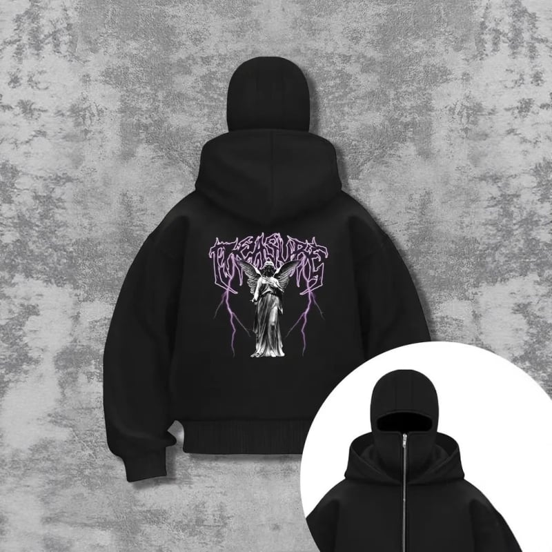 Ανδρικό φούτερ με κουκούλα από φλίς, πουλόβερ, άνετη γραμμή, πολυεστέρας 91-96%