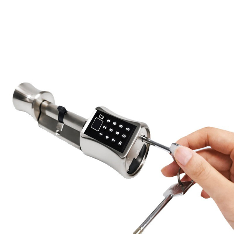 Yingni Yn45 Έξυπνο Bluetooth κλείδωμα πόρτας – Ανοξείδωτο, εσωτερική ξύλινη πόρτα, ξεκλείδώνει με αποτύπωμα, κωδικό, κάρτα και εφαρμογή