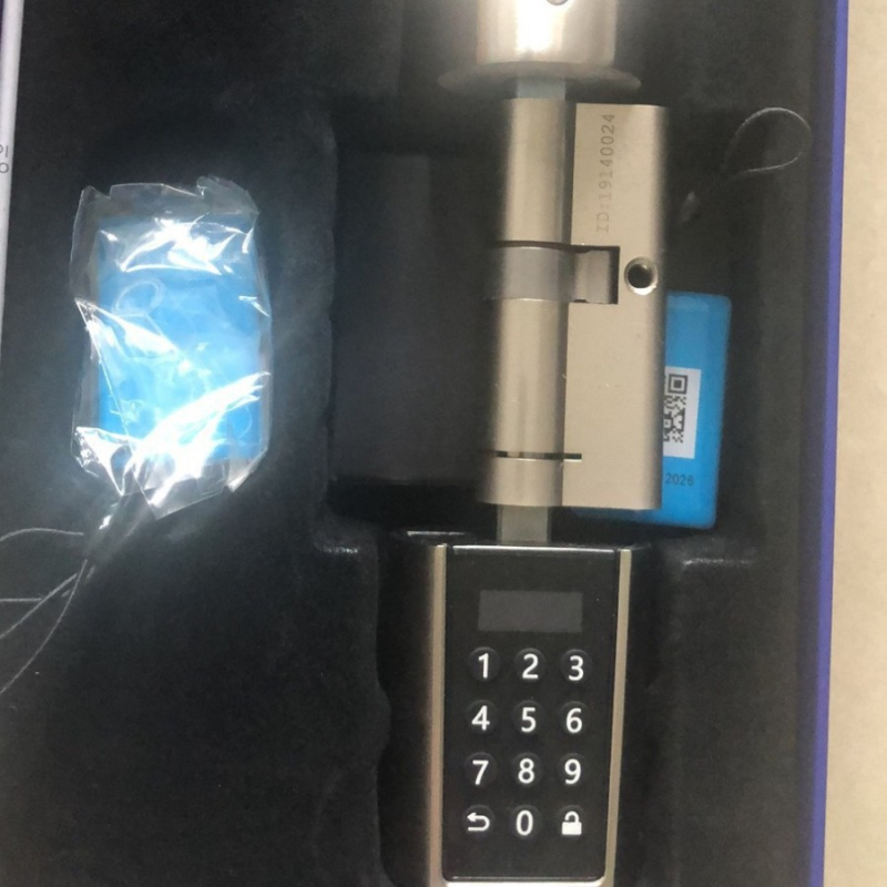 Yingni Yn45 Έξυπνο Bluetooth κλείδωμα πόρτας – Ανοξείδωτο, εσωτερική ξύλινη πόρτα, ξεκλείδώνει με αποτύπωμα, κωδικό, κάρτα και εφαρμογή