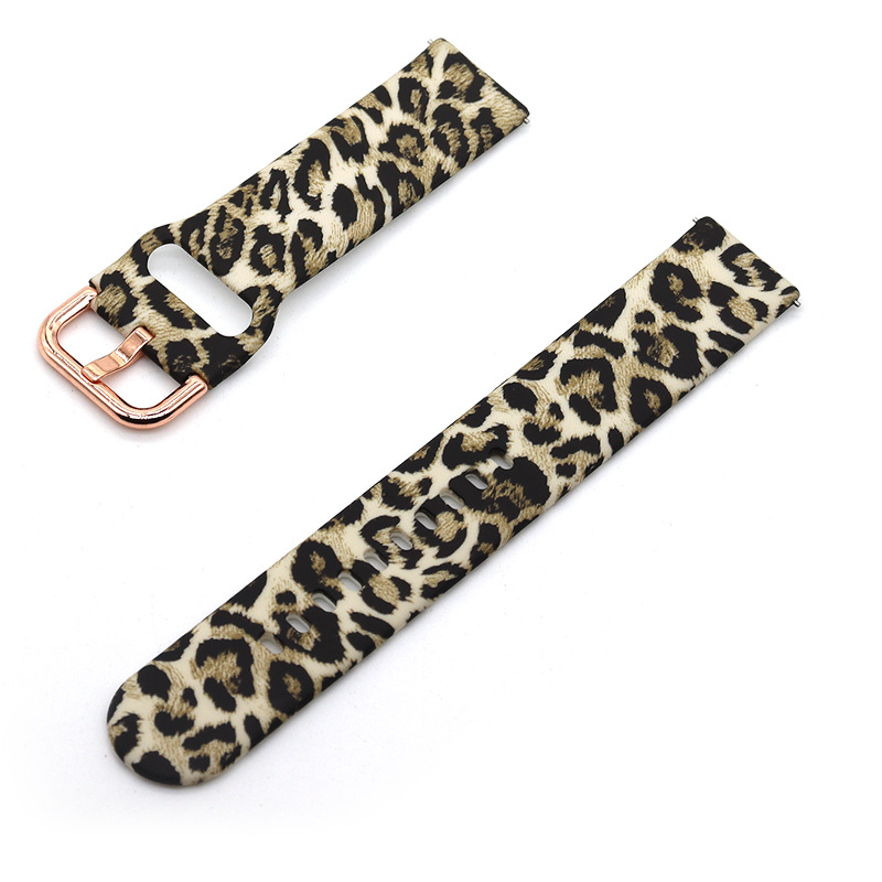 Λουράκι σιλικόνης με εκτύπωση για Samsung Galaxy Watch6/5/4 – αθλητικό στυλ, πόρπη με ακίδα, 18 g