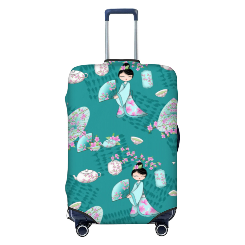 Προσωποποιημένη θήκη προστασίας αποσκευών για ταξίδια – αναπνεύσιμος ultra‑ελαφρύς πολυεστέρας, μοτίβο anime, στυλ Casual Travel