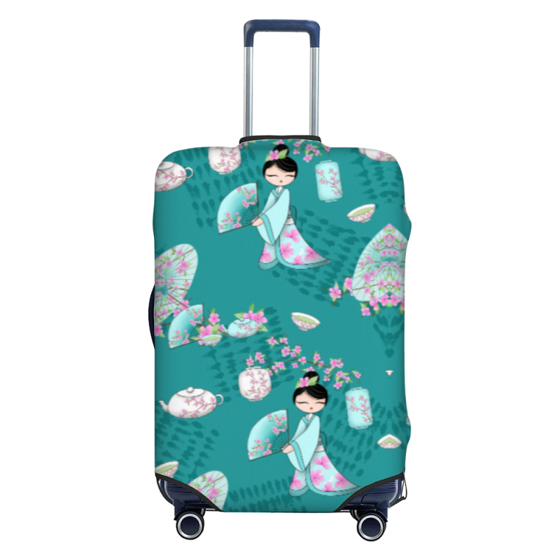 Προσωποποιημένη θήκη προστασίας αποσκευών για ταξίδια – αναπνεύσιμος ultra‑ελαφρύς πολυεστέρας, μοτίβο anime, στυλ Casual Travel