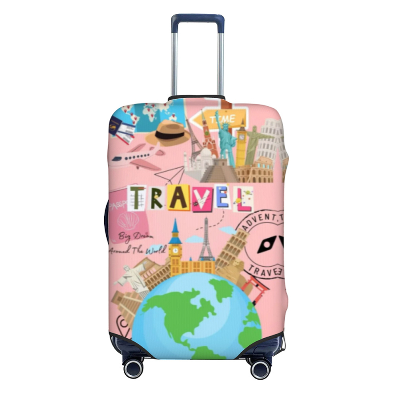Προσωποποιημένη θήκη προστασίας αποσκευών για ταξίδια – αναπνεύσιμος ultra‑ελαφρύς πολυεστέρας, μοτίβο anime, στυλ Casual Travel