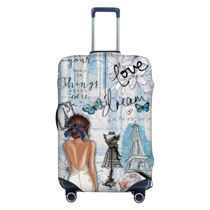 Προσωποποιημένη θήκη προστασίας αποσκευών για ταξίδια – αναπνεύσιμος ultra‑ελαφρύς πολυεστέρας, μοτίβο anime, στυλ Casual Travel